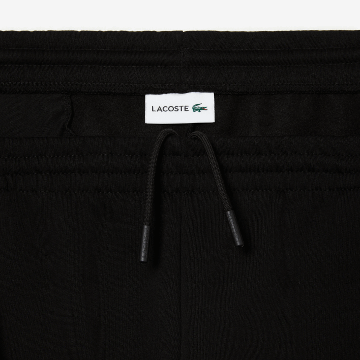 Lacoste Organic Cotton Brushed Fleece Shorts - Plus Size - Big 646T463 Black 031 Men