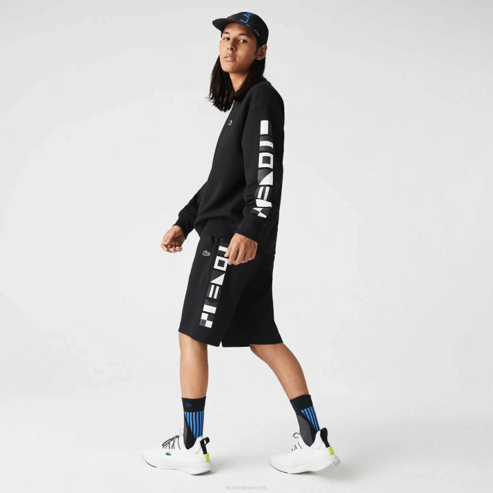Lacoste Reflective Print Shorts 646T1354 Black 031 Men