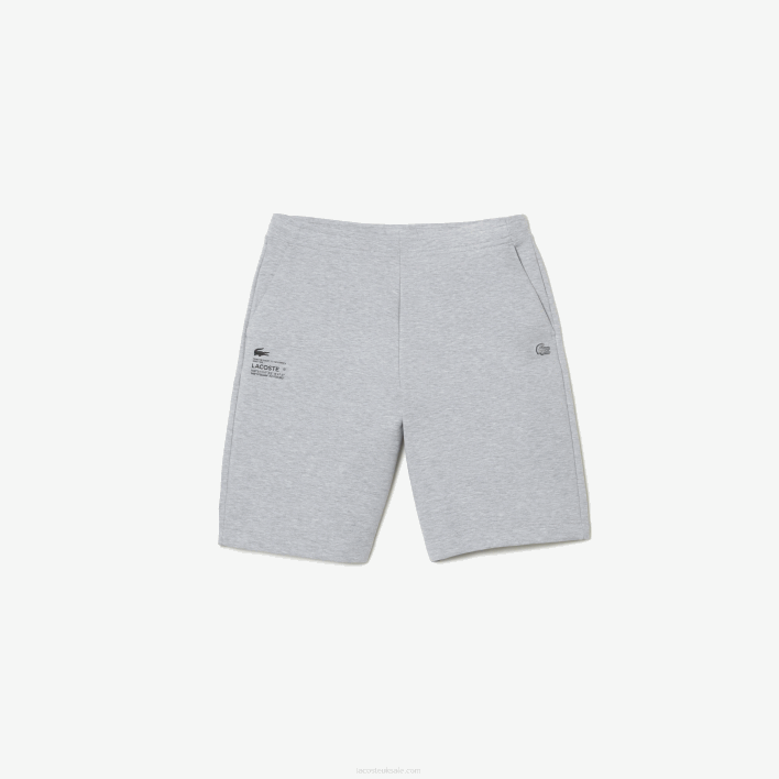 Lacoste Reflective Print Shorts 646T1355 Grey Chine CCA Men