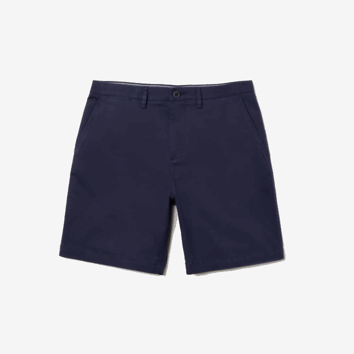 Lacoste Regular Fit Cotton Gabardine Bermuda Shorts 646T1619 Navy Blue 166 Men