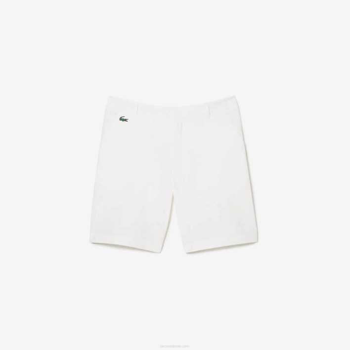 Lacoste SPORT Lightweight Stretch Golf Shorts 646T442 White 70V Men