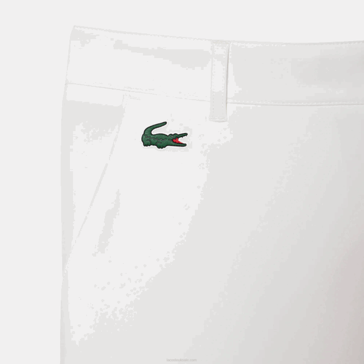 Lacoste SPORT Lightweight Stretch Golf Shorts 646T442 White 70V Men