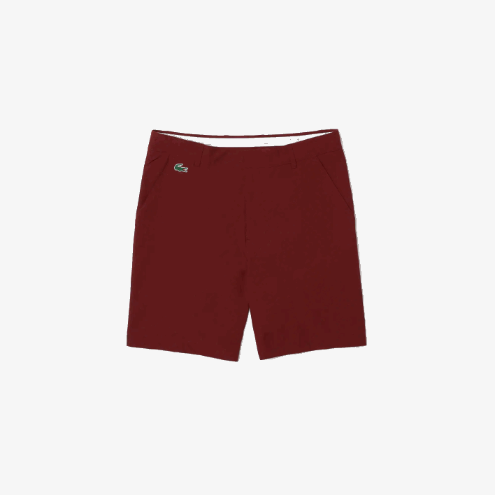 Lacoste SPORT Lightweight Stretch Golf Shorts 646T445 Bordeaux ZS1 Men