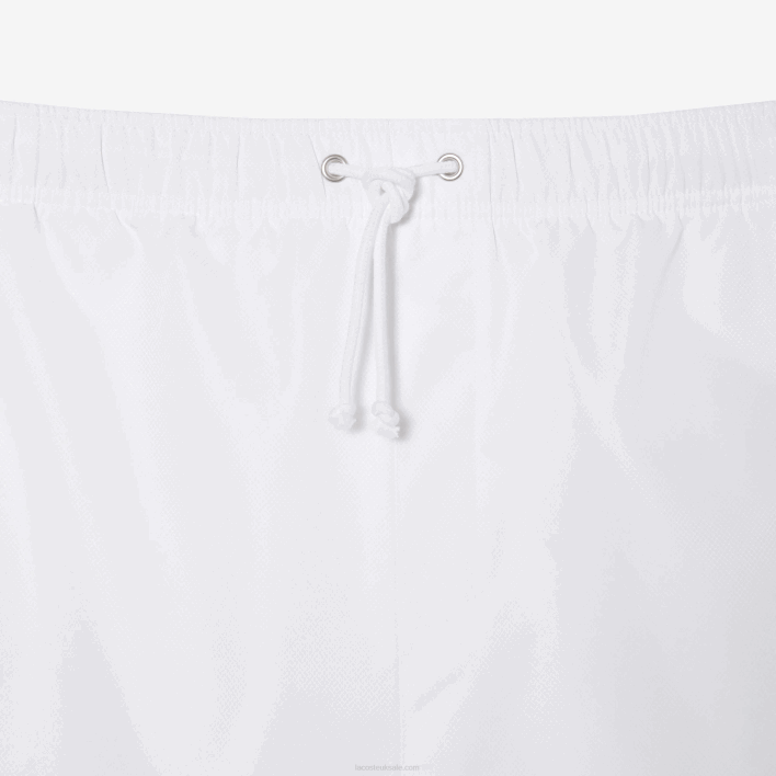 Lacoste SPORT Relaxed Fit Jersey Lined Shorts - Plus Size - Big 646T1446 White 001 Men