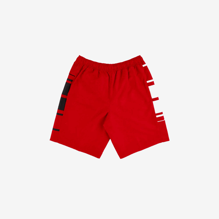 Lacoste SPORT Striped Shorts 646T1633 Red White Black CMY Men