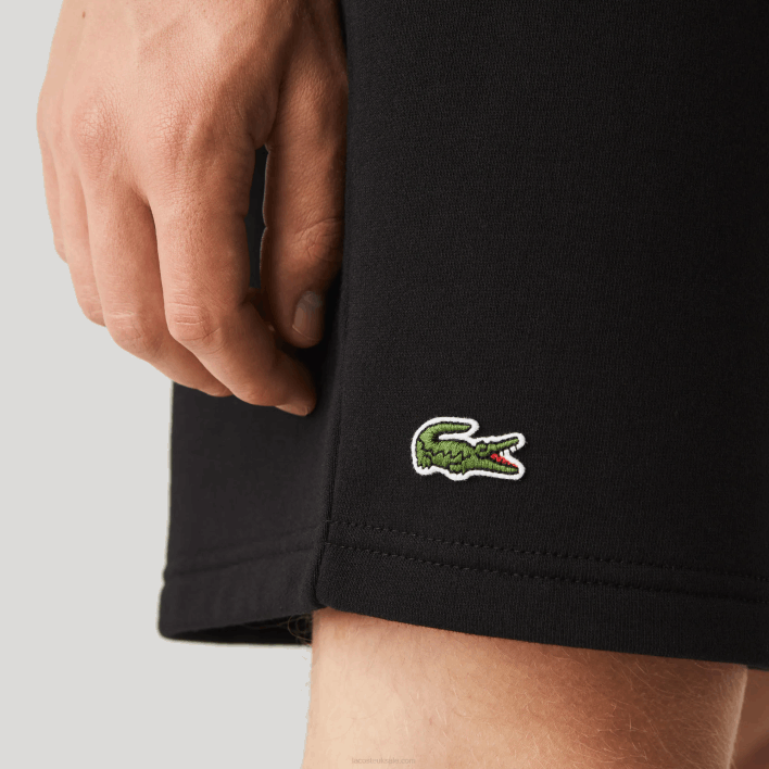 Lacoste SPORT Tennis Fleece Shorts 646T1337 Black 031 Men