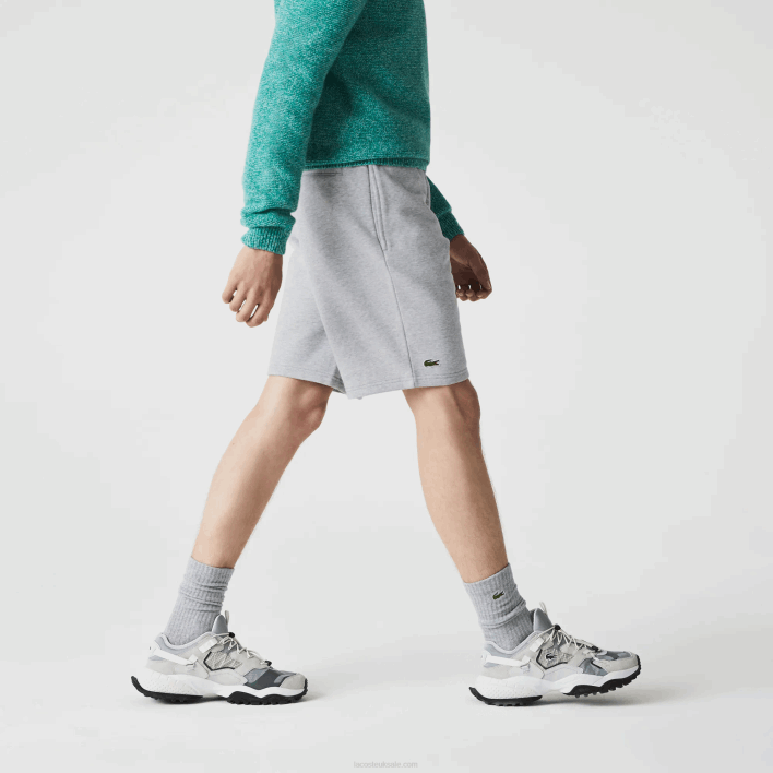 Lacoste SPORT Tennis Fleece Shorts 646T1361 Grey Chine CCA Men