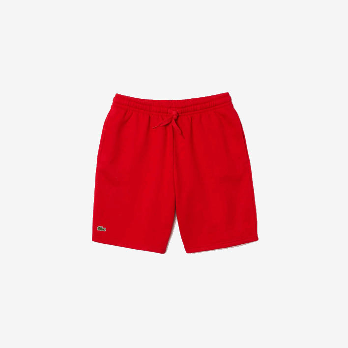Lacoste SPORT Tennis Fleece Shorts 646T1374 Red 240 Men