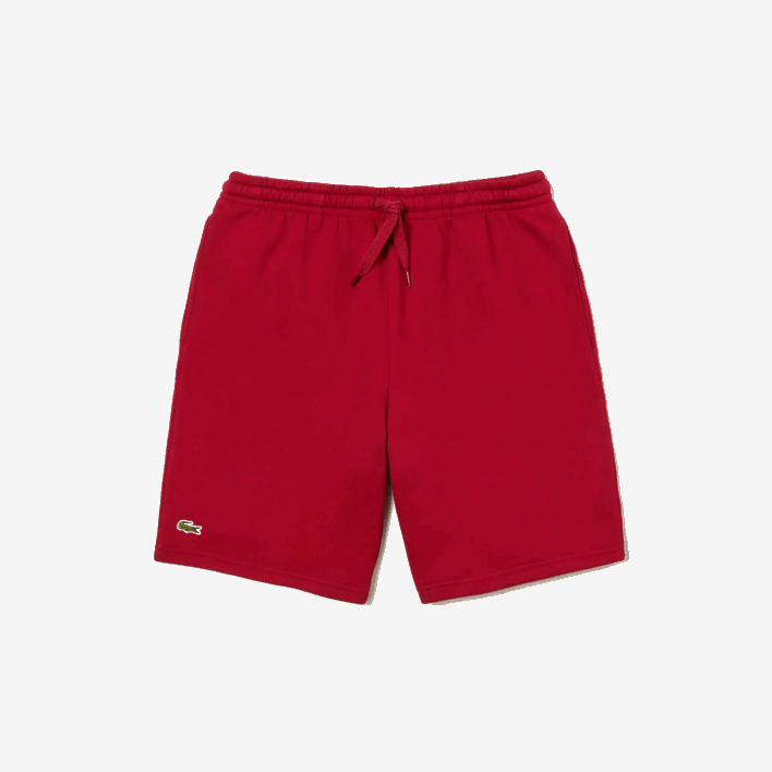 Lacoste SPORT Tennis Fleece Shorts 646T1604 Bordeaux 476 Men