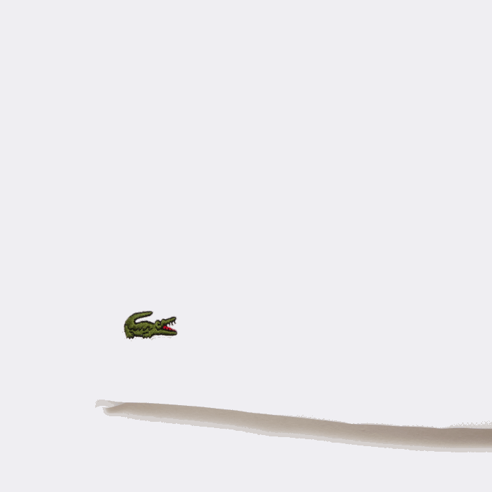 Lacoste SPORT Tennis Solid Diamond Weave Shorts 646T1442 White 001 Men