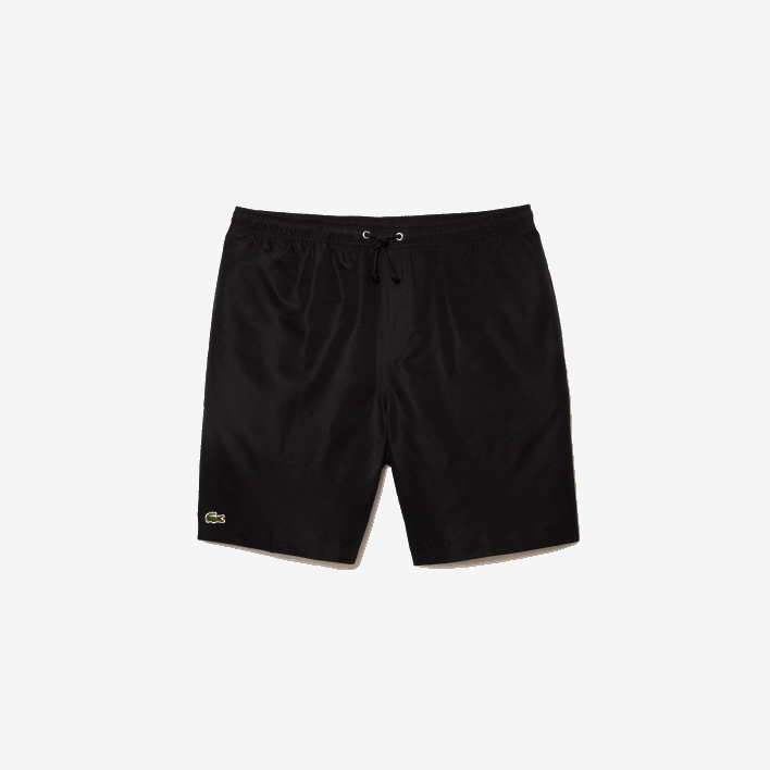 Lacoste SPORT Tennis Solid Diamond Weave Shorts 646T1443 Black 031 Men