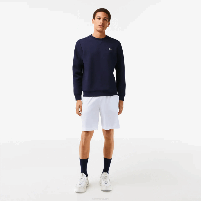 Lacoste SPORT Ultra-Light Shorts 646T1409 White Navy Blue 522 Men