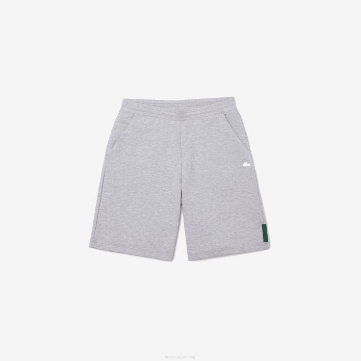 Lacoste Stretch Cotton Blend Shorts 646T1391 Grey Chine CCA Men