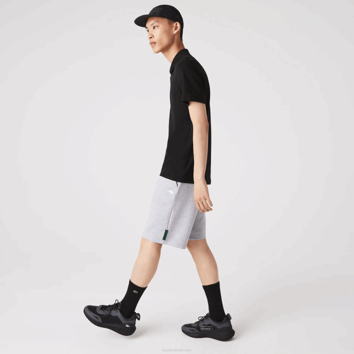 Lacoste Stretch Cotton Blend Shorts 646T1391 Grey Chine CCA Men