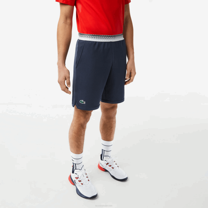 Lacoste Tennis x Daniil Medvedev Mesh Shorts 646T429 Blue KXE Men