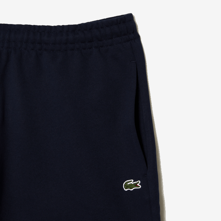 Lacoste Unbrushed Cotton Fleece Shorts 646T430 Navy Blue 166 Men