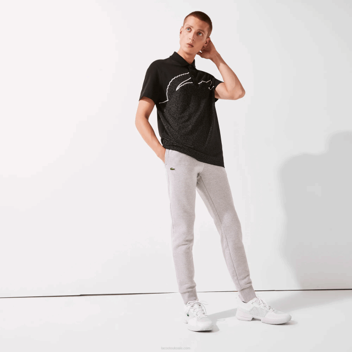 Lacoste SPORT Cotton Fleece Tennis Sweatpants 646T1204 Grey Chine CCA Men