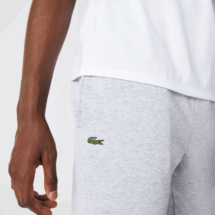 Lacoste SPORT Cotton Fleece Tennis Sweatpants 646T1204 Grey Chine CCA Men