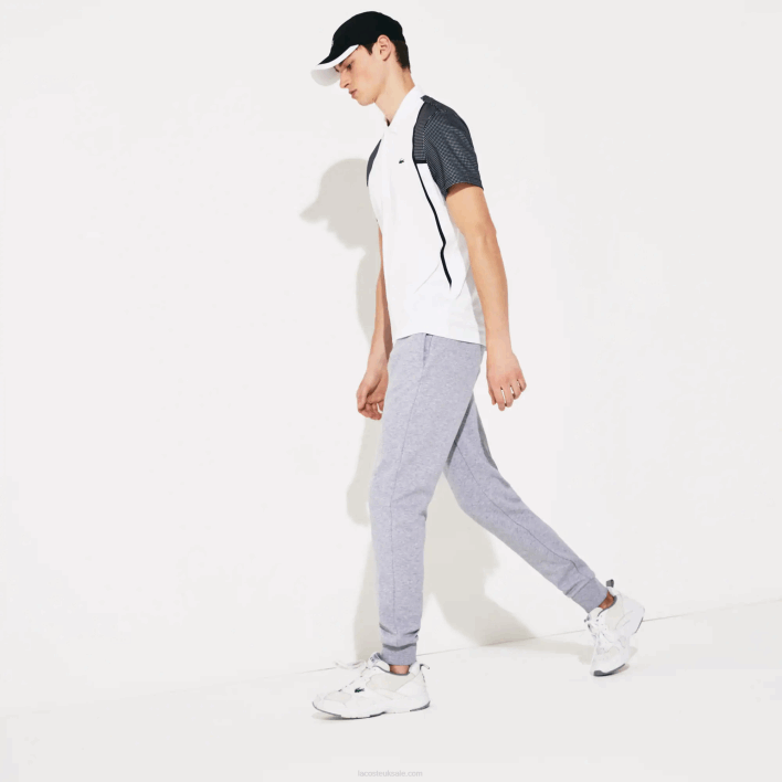 Lacoste SPORT Fleece Tennis Sweatpants 646T964 Grey Chine CCA Men