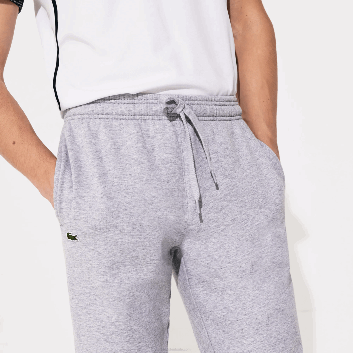 Lacoste SPORT Fleece Tennis Sweatpants 646T964 Grey Chine CCA Men