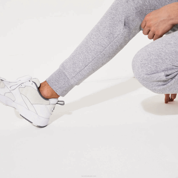 Lacoste SPORT Fleece Tennis Sweatpants 646T964 Grey Chine CCA Men