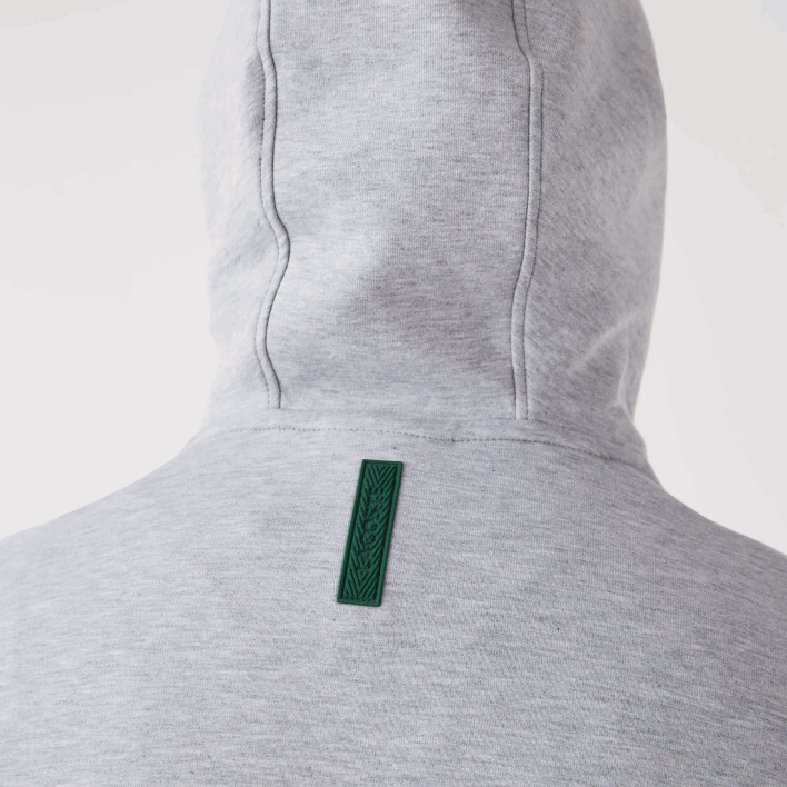 Lacoste Classic Fit Hooded Sweatshirt 646T1224 Grey Chine CCA Men
