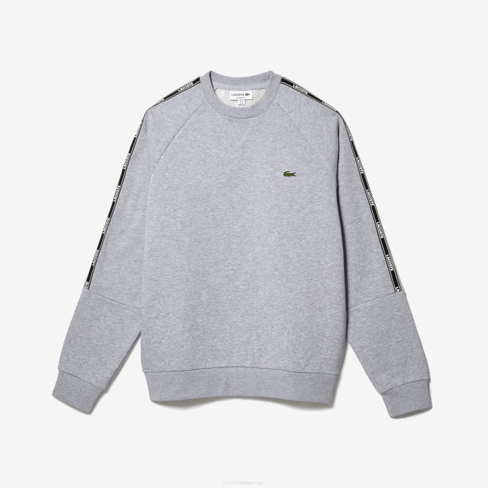 Lacoste Cotton Sweatshirt 646T1246 Grey Chine CCA Men