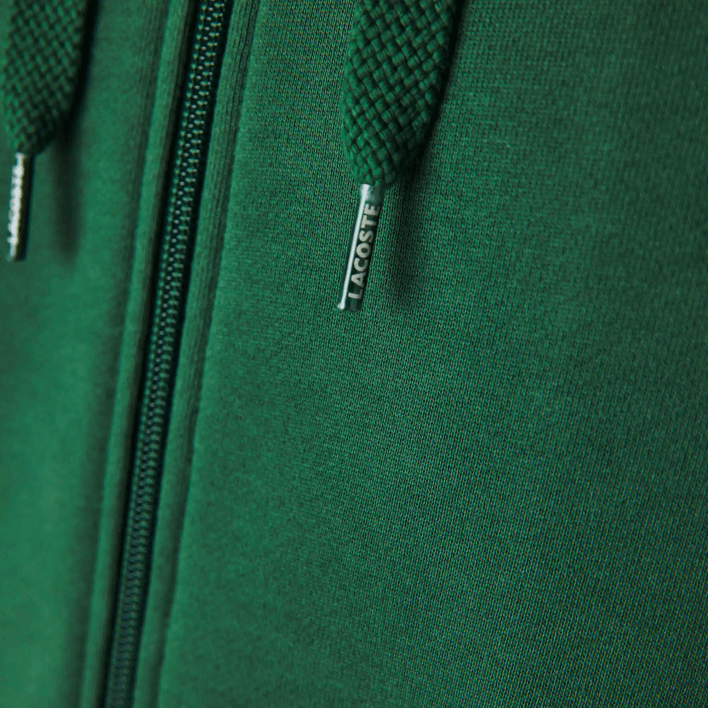 Lacoste SPORT Lightweight Bi-material Hoodie 646T1163 Green S30 Men