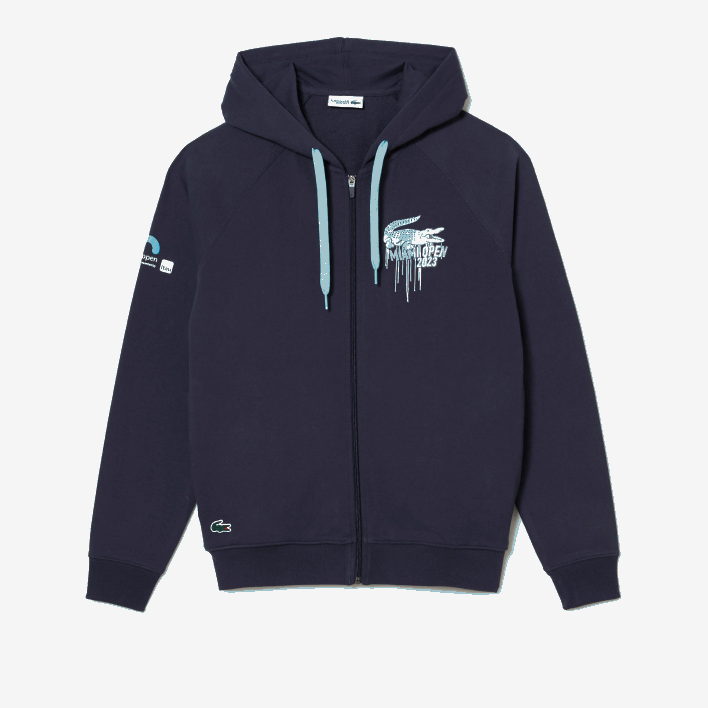 Lacoste Sport Miami Open Edition Hoodie 646T354 Blue KXE Men