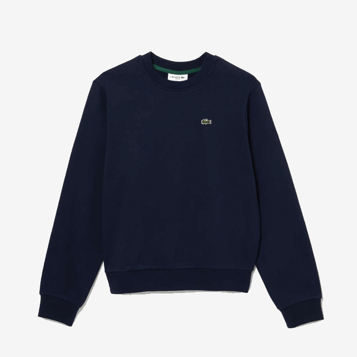 Lacoste Unbrushed Fleece Sweatshirt 646T2460 Navy Blue 166 Men