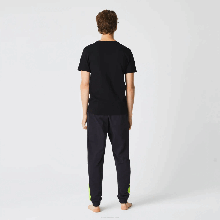Lacoste 3-Pack of Plain T-Shirts 646T1346 Black 031 Men