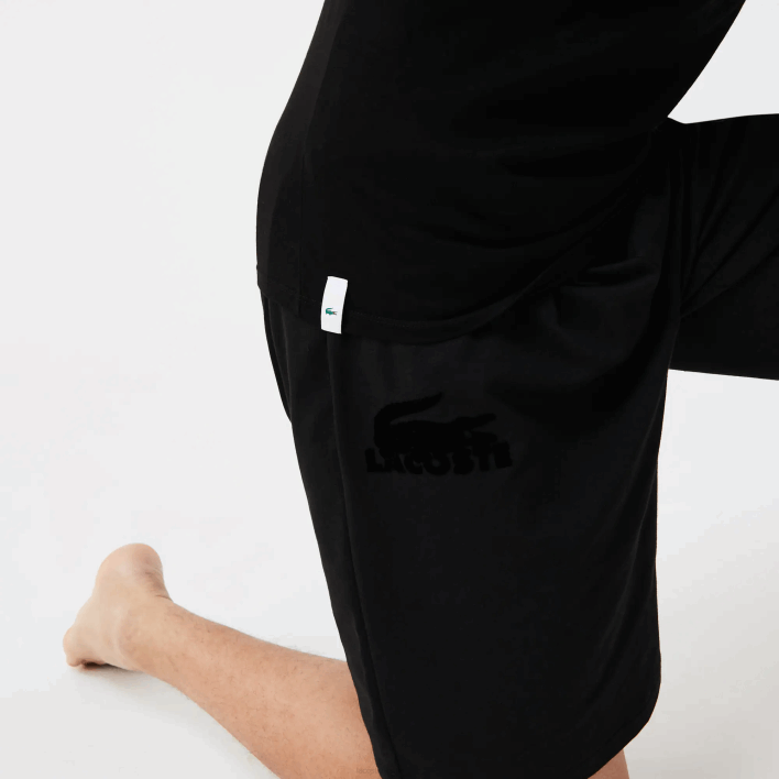 Lacoste Crew Neck Cotton T-Shirt 3-Pack 646T1351 Black 031 Men