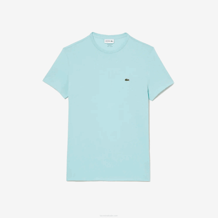 Lacoste Crew Neck Pima Cotton Jersey T-Shirt 646T112 Mint LGF Men