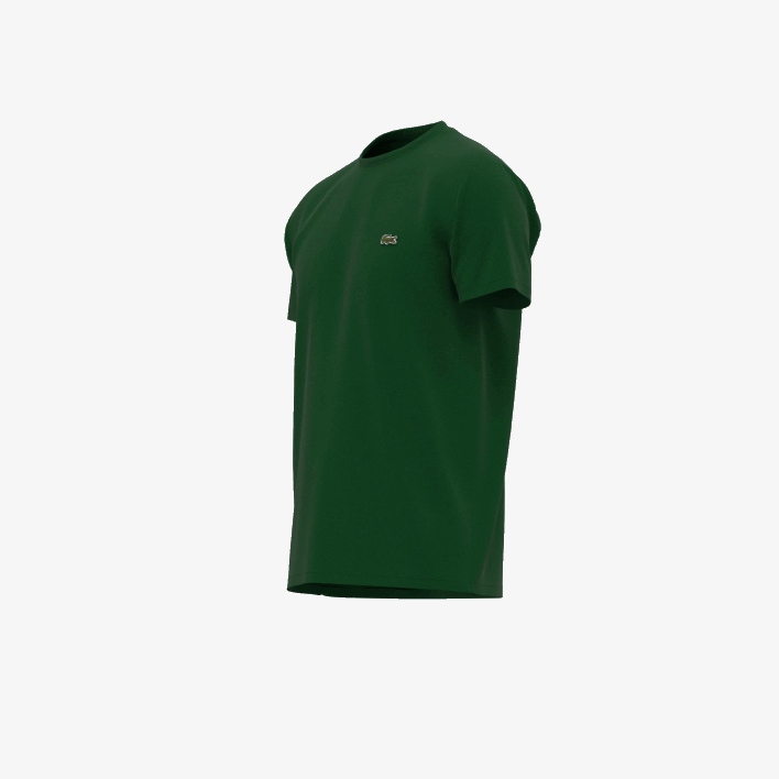 Lacoste Crew Neck Pima Cotton Jersey T-Shirt 646T618 Green 132 Men