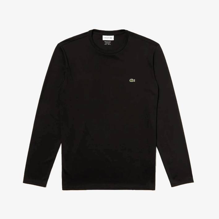 Lacoste Crew Neck Pima Cotton Jersey T-Shirt 646T690 Black 031 Men