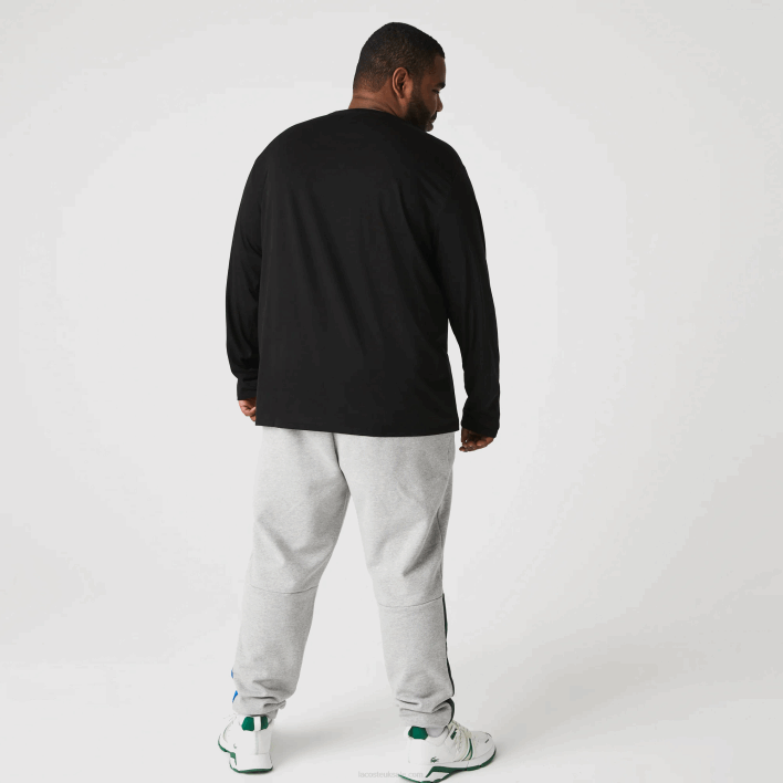 Lacoste Crew Neck Pima Cotton Jersey T-Shirt 646T690 Black 031 Men