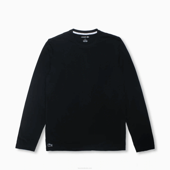 Lacoste Long Sleeve Lounge T-Shirt 646T198 Black 031 Men
