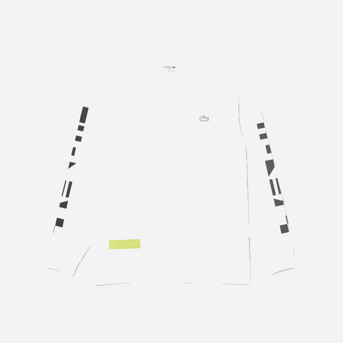 Lacoste Loose Fit Print T-Shirt 646T796 White 001 Men