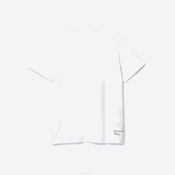 Lacoste Regular Fit Cotton Jersey T-Shirt 646T103 White 001 Men