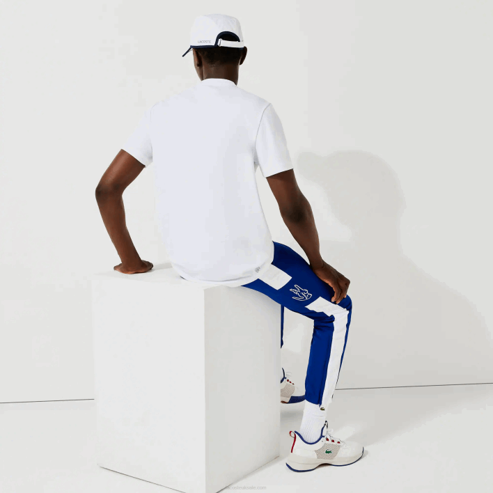 Lacoste SPORT Breathable Pique T-Shirt 646T671 White 001 Men