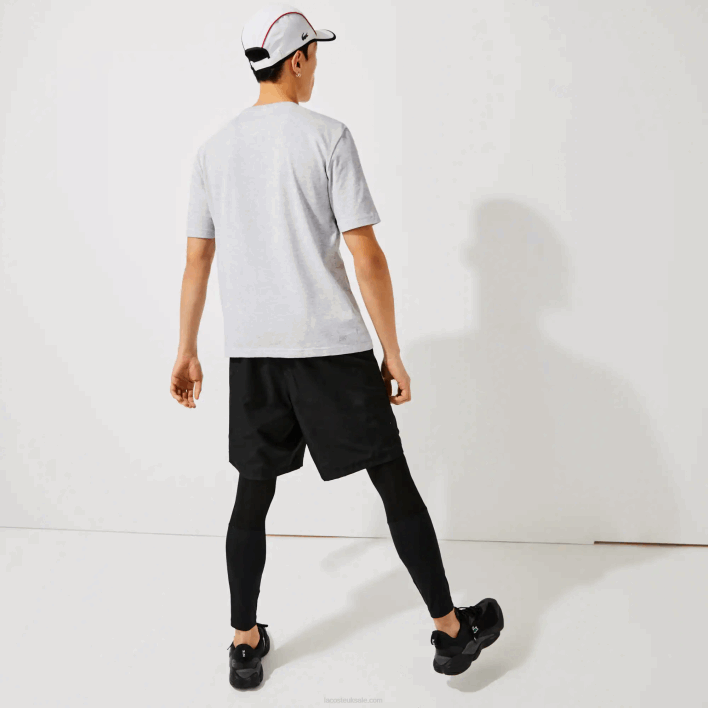 Lacoste SPORT Breathable T-Shirt 646T718 Grey Chine CCA Men