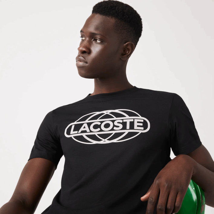 Lacoste SPORT Organic Jersey T-Shirt 646T694 Black 031 Men