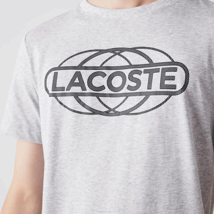 Lacoste SPORT Organic Jersey T-Shirt 646T695 Grey Chine CCA Men