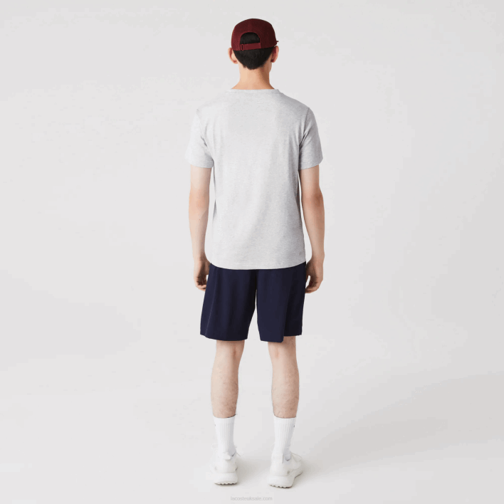 Lacoste SPORT Organic Jersey T-Shirt 646T695 Grey Chine CCA Men