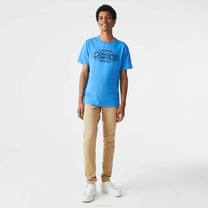 Lacoste SPORT Organic Jersey T-Shirt 646T696 Blue 4XA Men