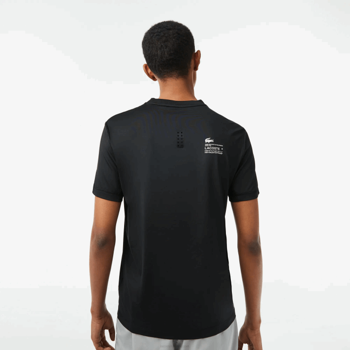 Lacoste SPORT Slim Fit Stretch Jersey T-Shirt 646T118 Black 031 Men