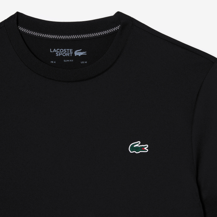 Lacoste SPORT Slim Fit Stretch Jersey T-Shirt 646T118 Black 031 Men