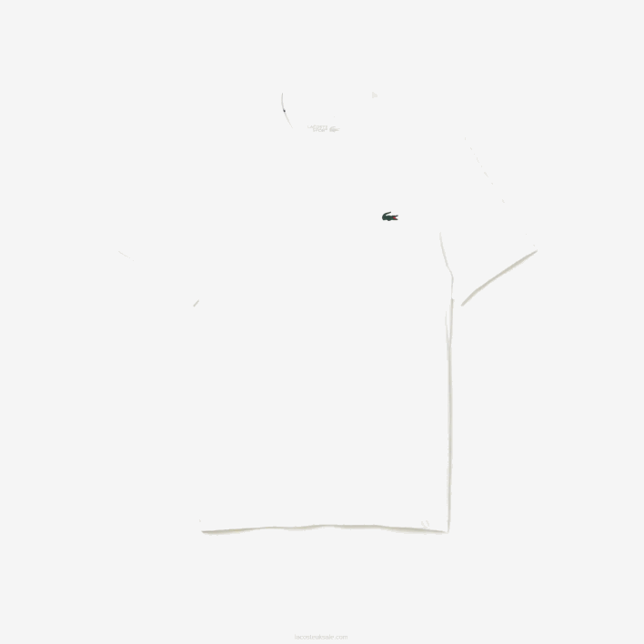 Lacoste SPORT Slim Fit Stretch Jersey T-Shirt 646T119 White 001 Men