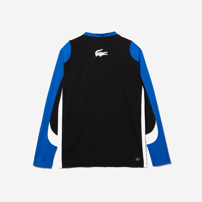 Lacoste SPORT Tennis T-Shirt 646T753 Black Blue White ZFZ Men