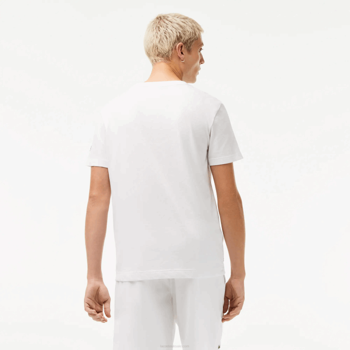 Lacoste SPORT x Novak Djokovic Printed T-Shirt 646T603 White 001 Men